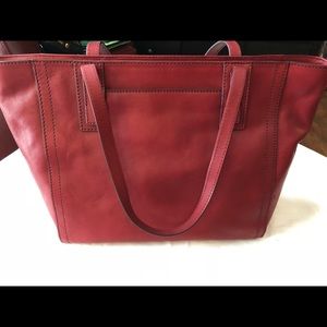 Fossil Sydney Tote - Red